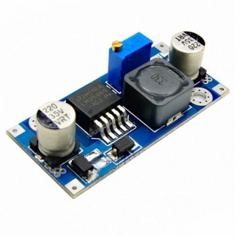 Regulador de voltaje Step-Down LM2596 con Display