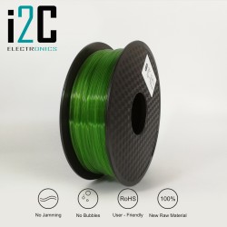 Filamento PLA Transparente Verde 1,75mm