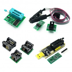 Kit programador USB CH341A (EEPROM Flash BIOS)