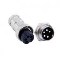 Conector Piloto 5 pines 16mm GX16-5