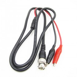 Cable de Osciloscopio BNC con caimanes