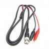 Cable de Osciloscopio BNC con caimanes