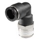 Conector neumático Codo de 3/8 para manguera