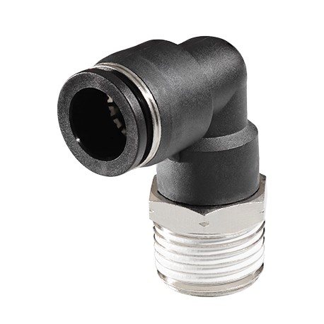 Conector neumático Codo de 3/8 para manguera