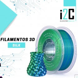 Filamento Silk Verde Azul