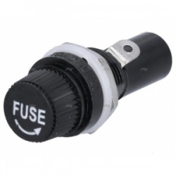 Porta fusible redondo