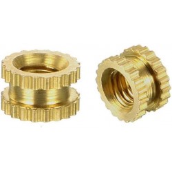 Tuerca moleteada M3*3*2.5 100pzs