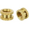Tuerca moleteada M3*3*2.5 100pzs