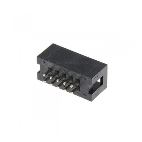 Conector de inclinación doble fila 2x5 2.54 mm 