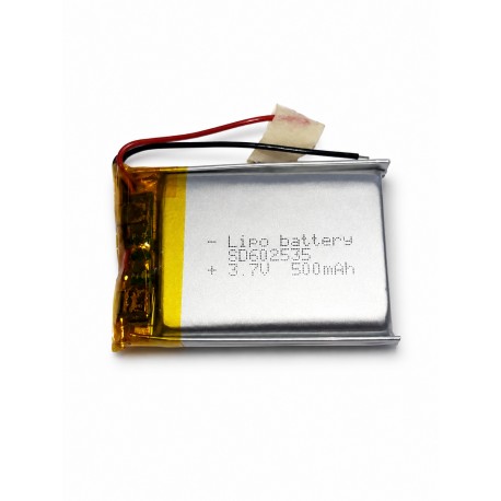 Batería de Litio 3.7V 500mAH