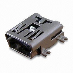 Conector mini USB B hembra SMD