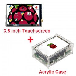 Pantalla 3,5" + CASE para Raspberry pi 